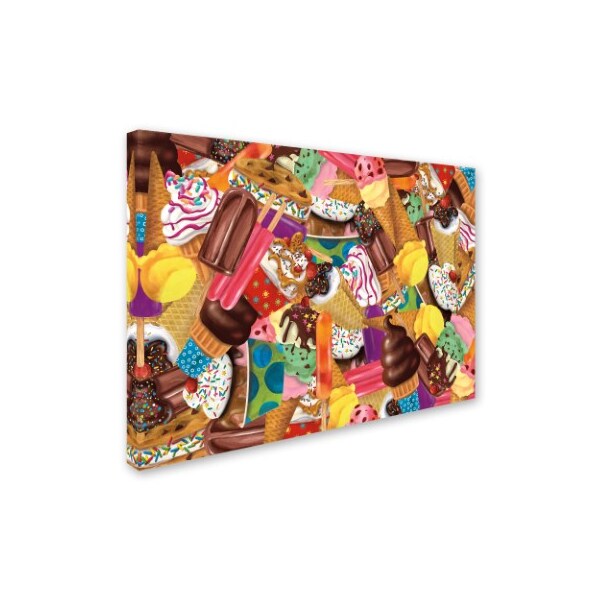 Fiona Stokes-Gilbert-ALI 'Ice Cream Collage' Canvas Art,35x47